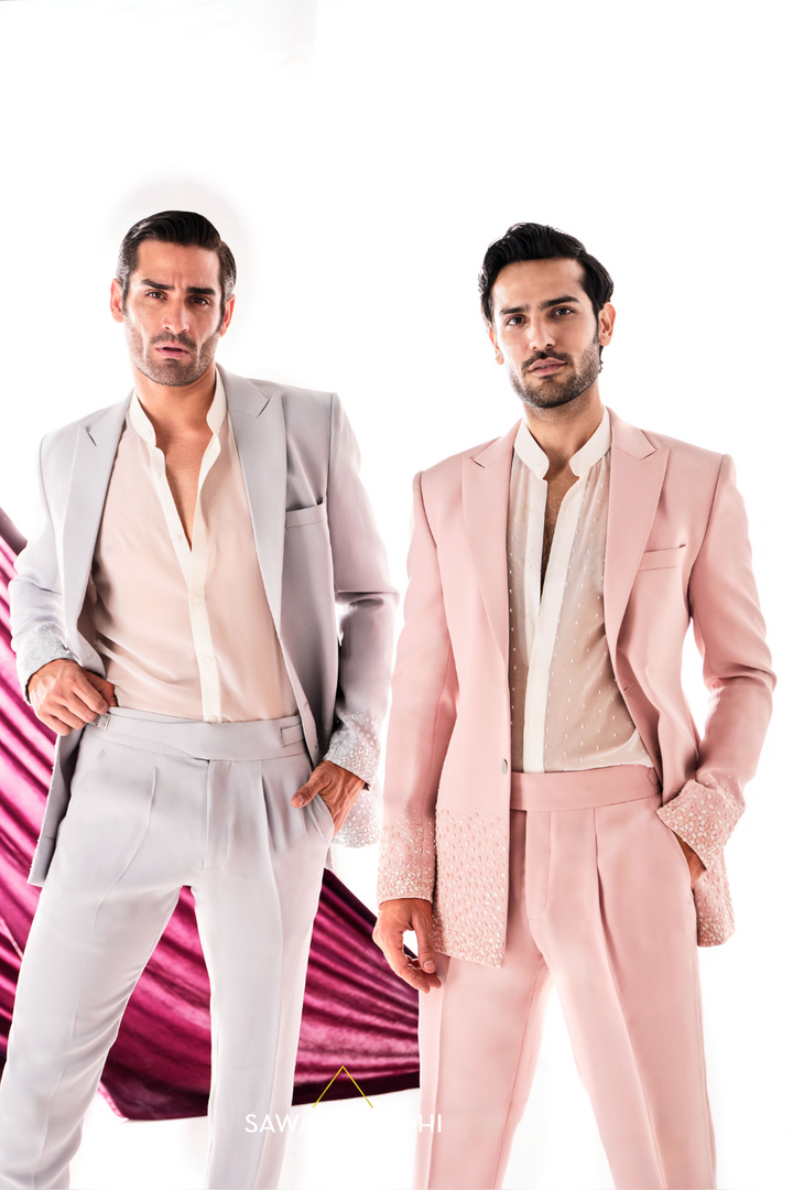 Powder pink jacket