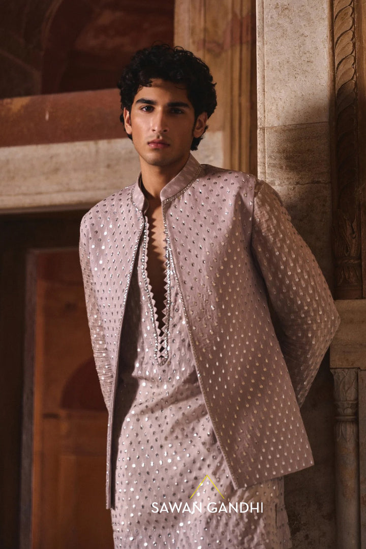 Grey Nehru kurta set