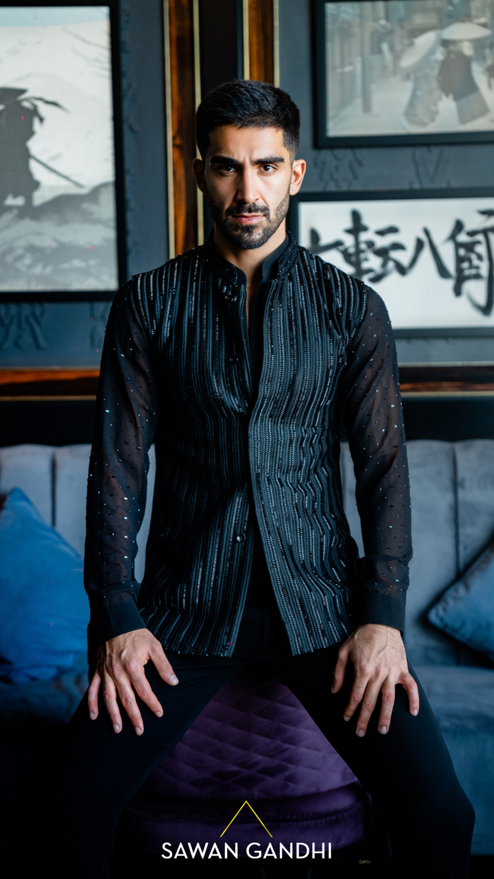 BLACK NEHRU JACKET