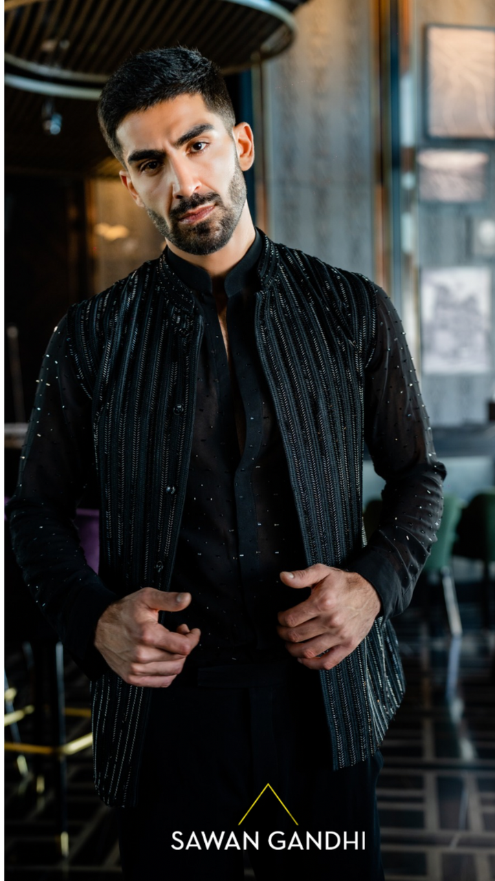 BLACK NEHRU JACKET