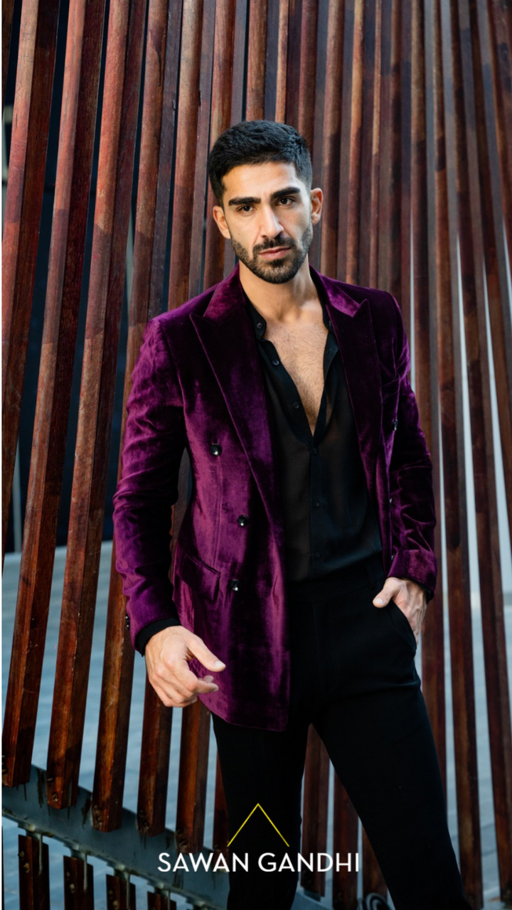 MULBERRY VELVET JACKET